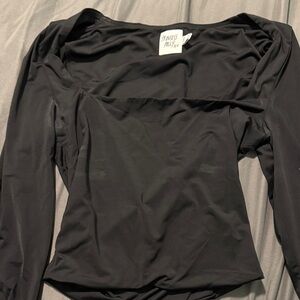 Princess Polly Sleek Black Bodysuit